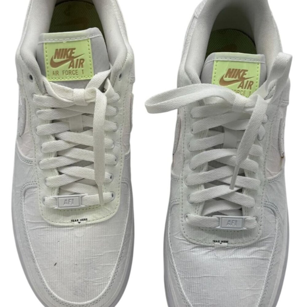 Nike Air Force 1 Women's Low Pastel Reveal Tear Here Size 11 White DJ6901-600